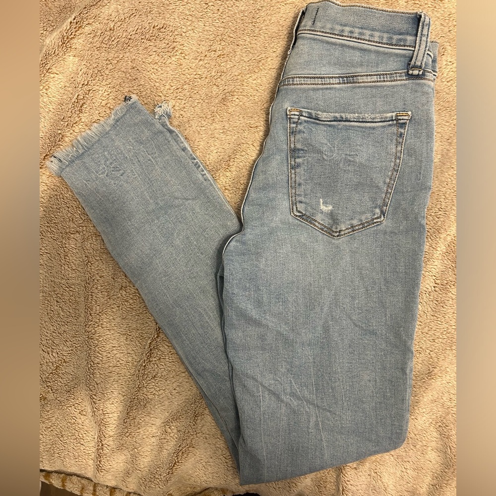 Abercrombie & Fitch The Super Skinny Ankle High Rise